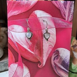 Opal Silver Earrings